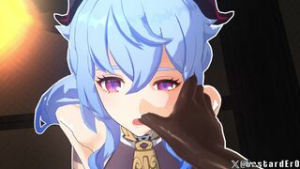 ?Ganyu?Deepthroat – SFX - Genshin Impact animation on Crohasit